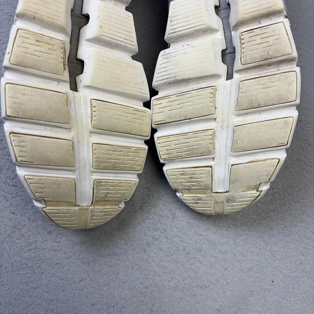 On Cloud Shoes Mens Size 14 White Cushioned Mesh Running Sneakers CloudTec